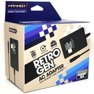 Power Supply AC Adapter Cord/Plug (Sega Genesis Model 2/3) - New In Box